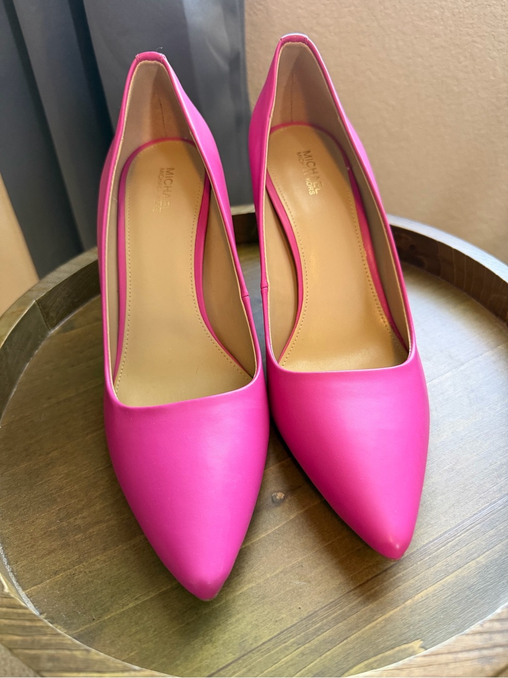 MICHAEL Michael Kors Dorothy Flex Pointed Toe Pumps Hot Pink 9M